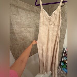 Jessica Simpson Textured Cream Dress SIZE M